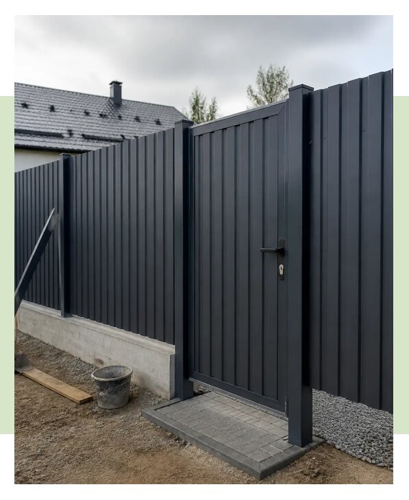 Установка калитки для забора в Кирове по цене от 7624 р. | ЗаборЭксеперт-Кро
